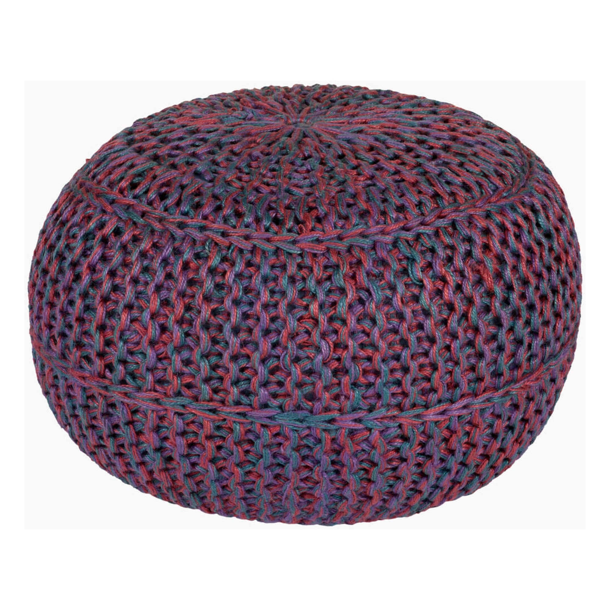 Wisteria Pouf - 14"H x 20"W x 20"D