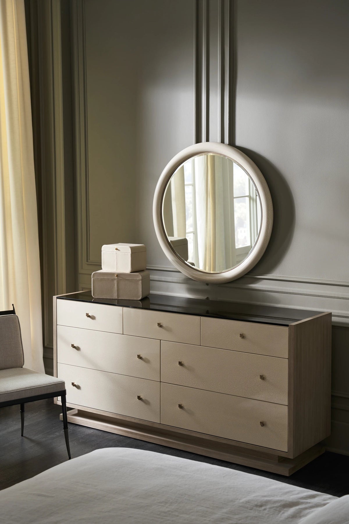 Calypso Dresser Ivory Crackle 70" by Caracole - view 2