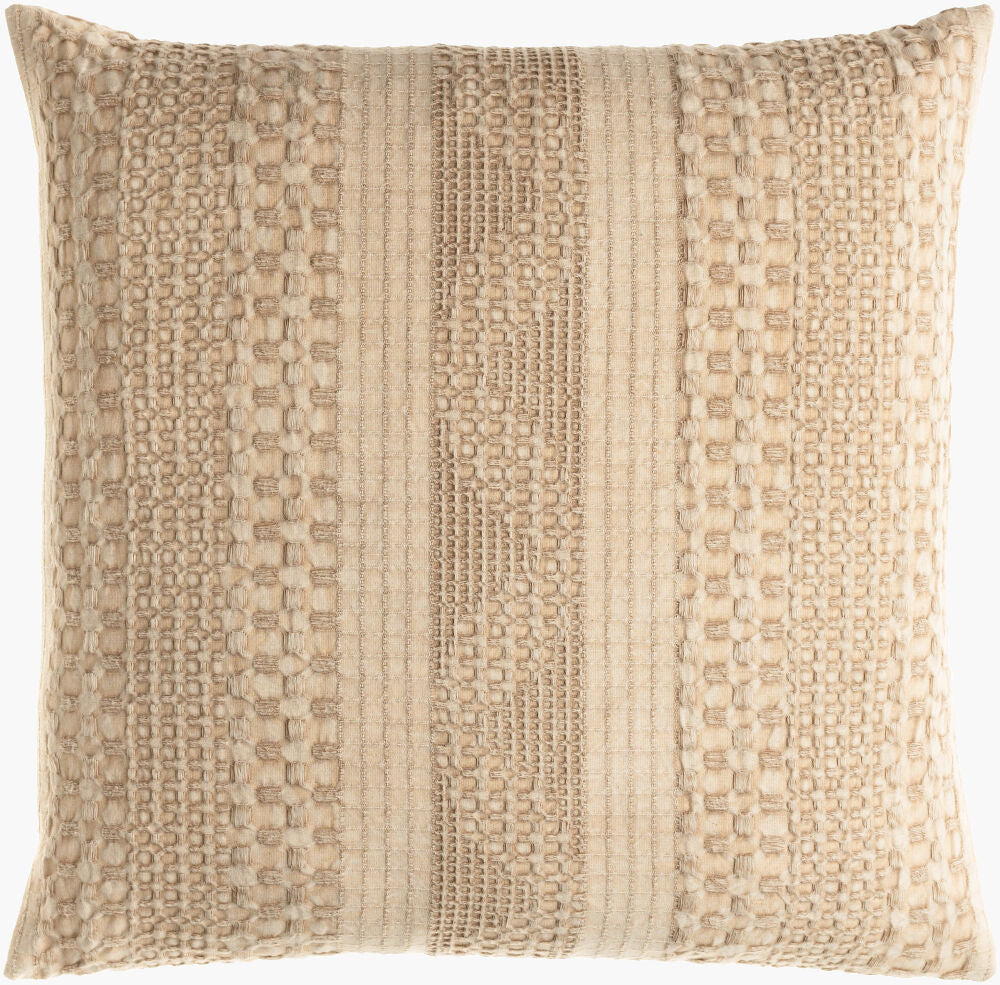 Washed Waffle Accent Pillow WWA-004 - 18"L x 18"W