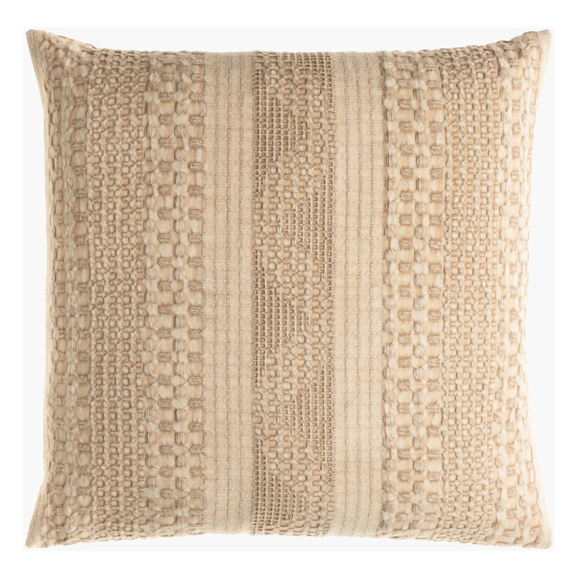 Washed Waffle Accent Pillow WWA-004 - 18"L x 18"W