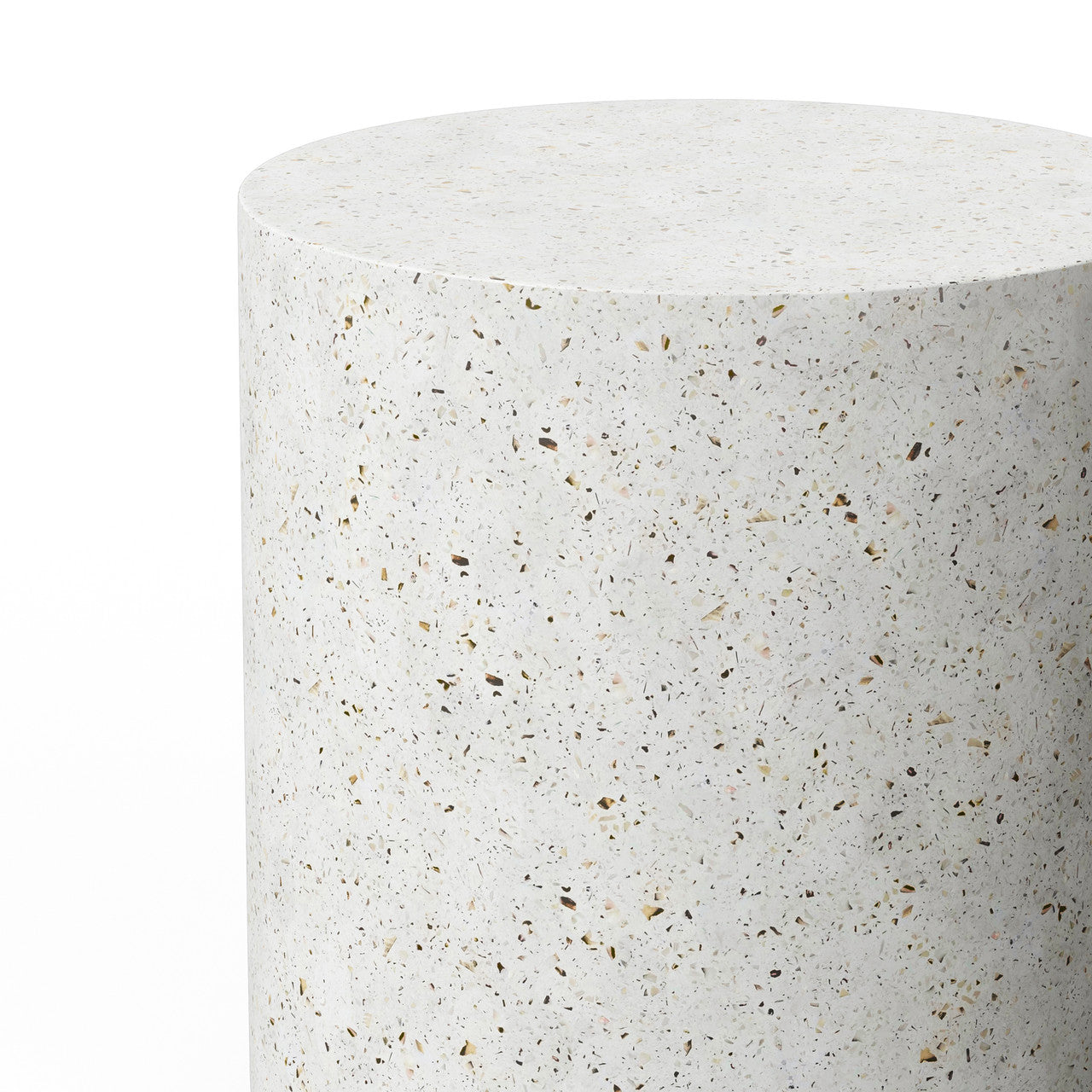 Mixx - Una 20" Pedestal - Ivory Terrazzo