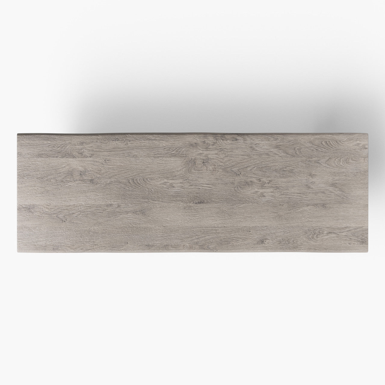 Brooks - Dining Table - U Base - 40" x 116" - Sandblasted Grey Top - Black Base