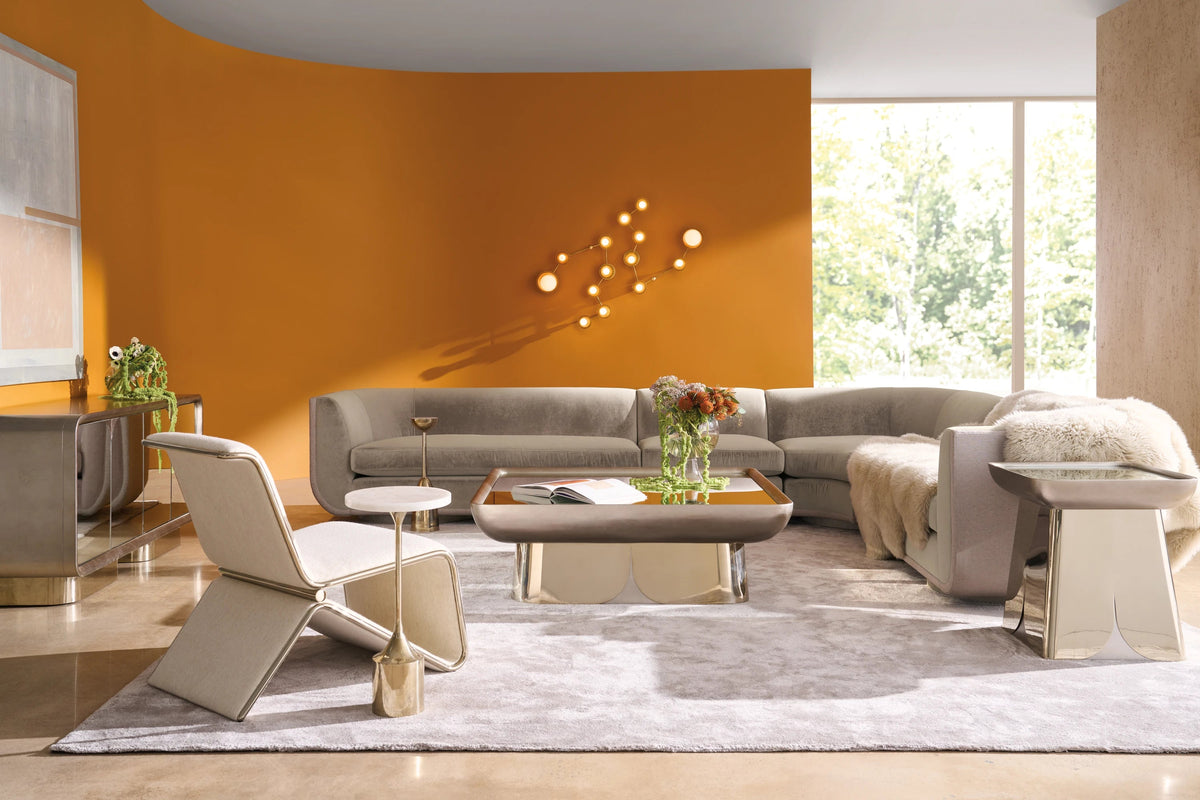 Beta Whisper of Gold End Table 12" by Caracole - view 2
