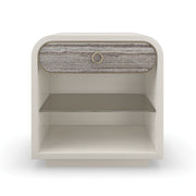 Quarry Almond Milk Nightstand 24.50" by Caracole