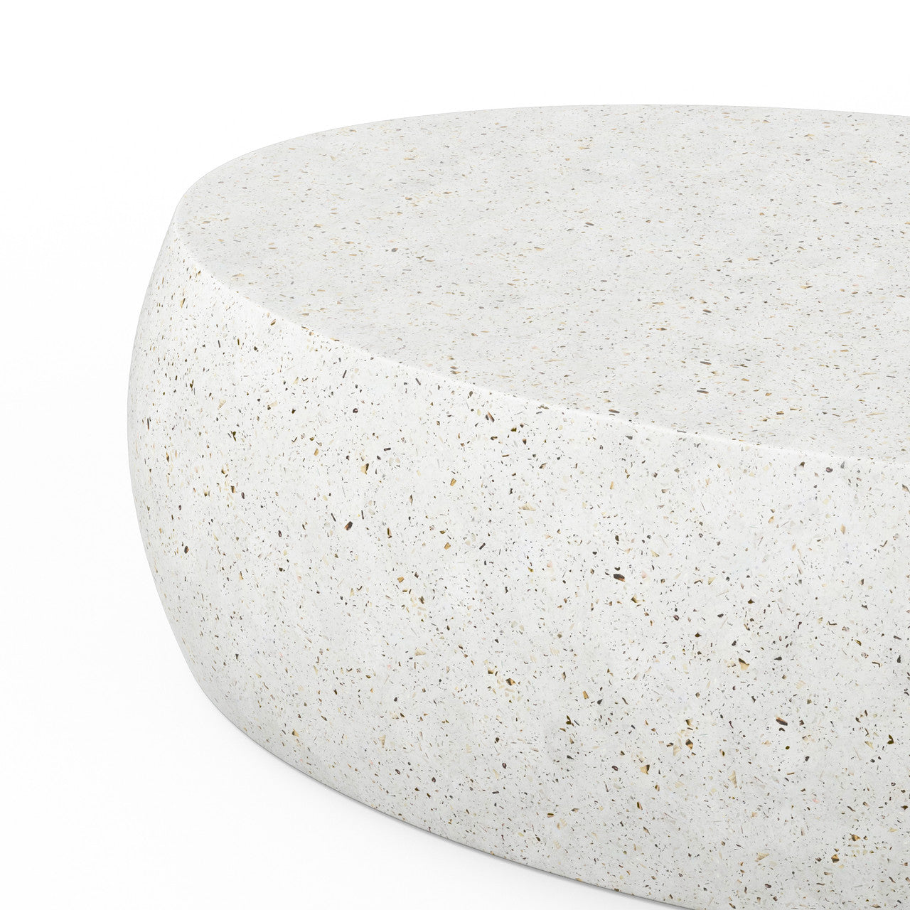 Mixx - Pebble Coffee Table - Ivory Terrazzo
