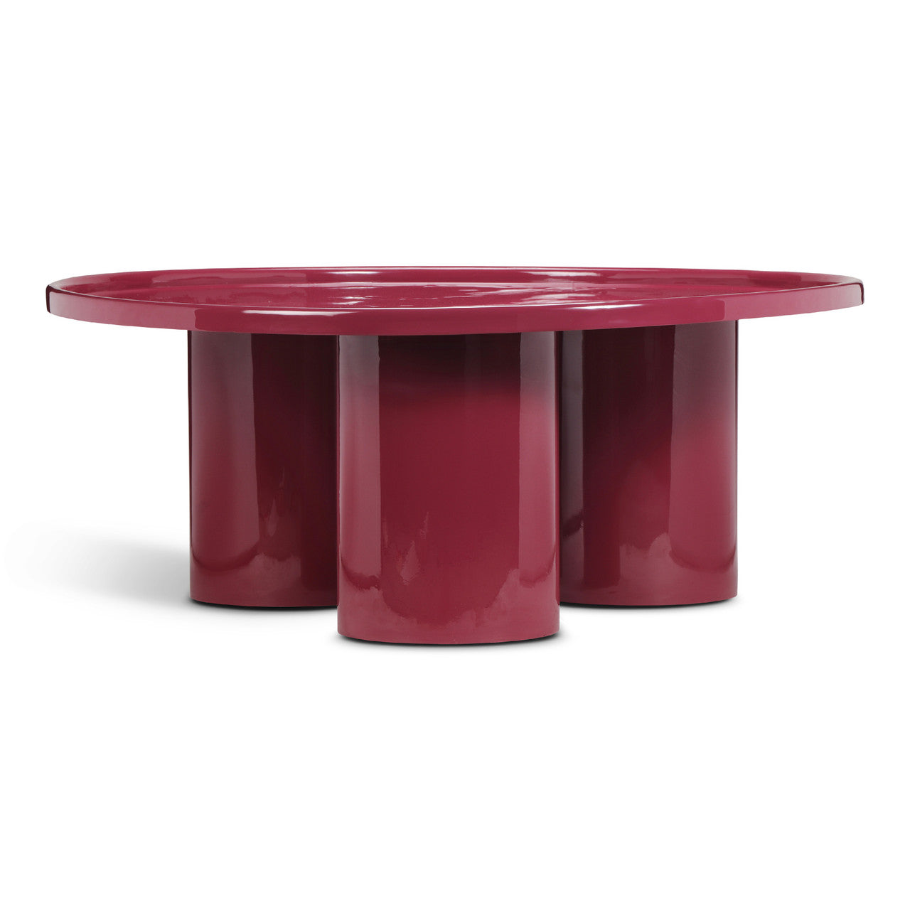 Eclat - Sofia Enamel Coffee Table - Plum