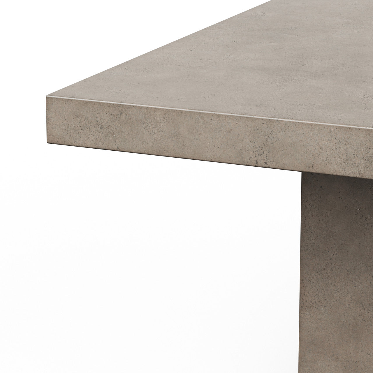 Mixx - Una - 59" Square Counter Height Dining Table - Dark Grey