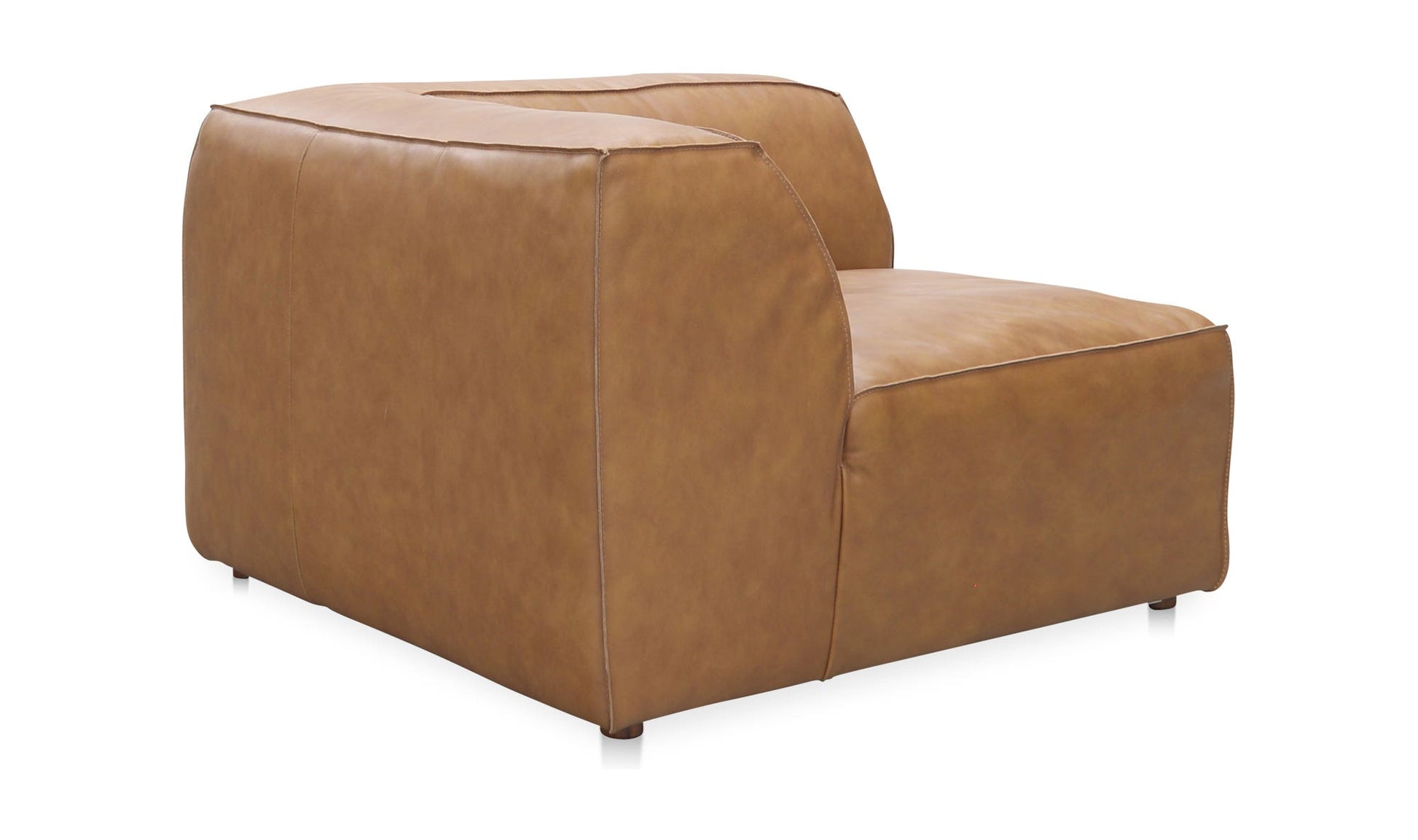 Form Corner Chair Sonoran Tan Leather by Moe's Home Collection - view 12