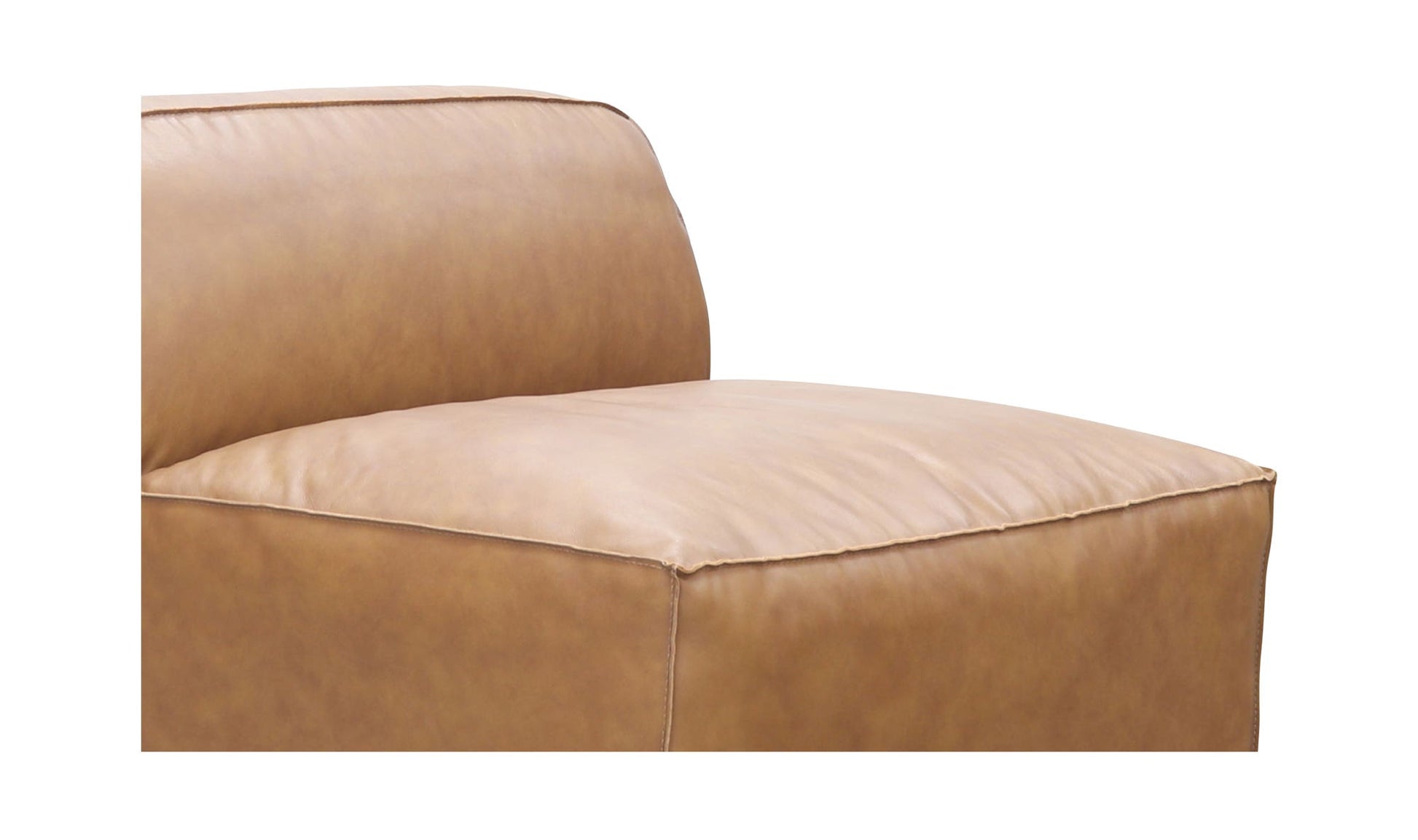 Form Slipper Chair Sonoran Tan Leather by Moe's Home Collection - view 15