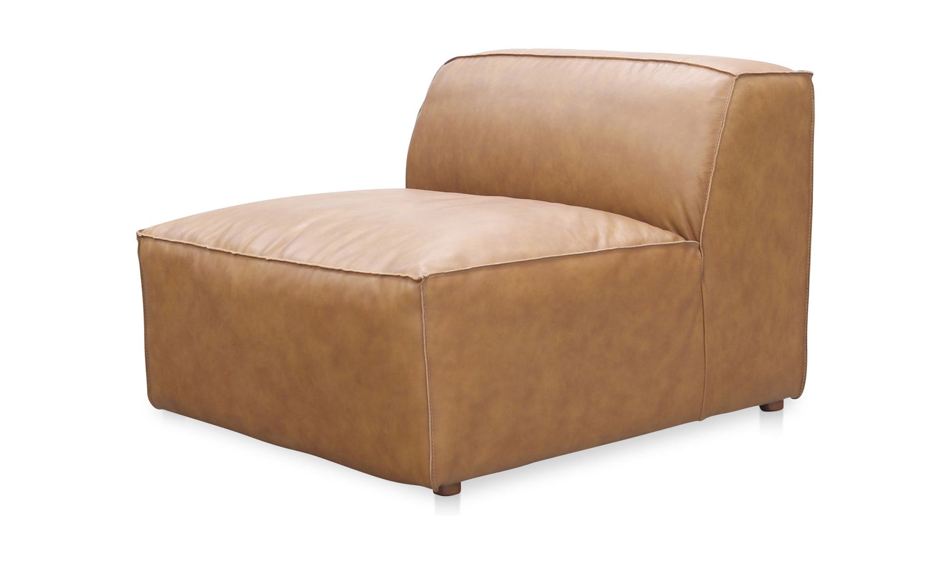 Form Slipper Chair Sonoran Tan Leather by Moe's Home Collection - view 11