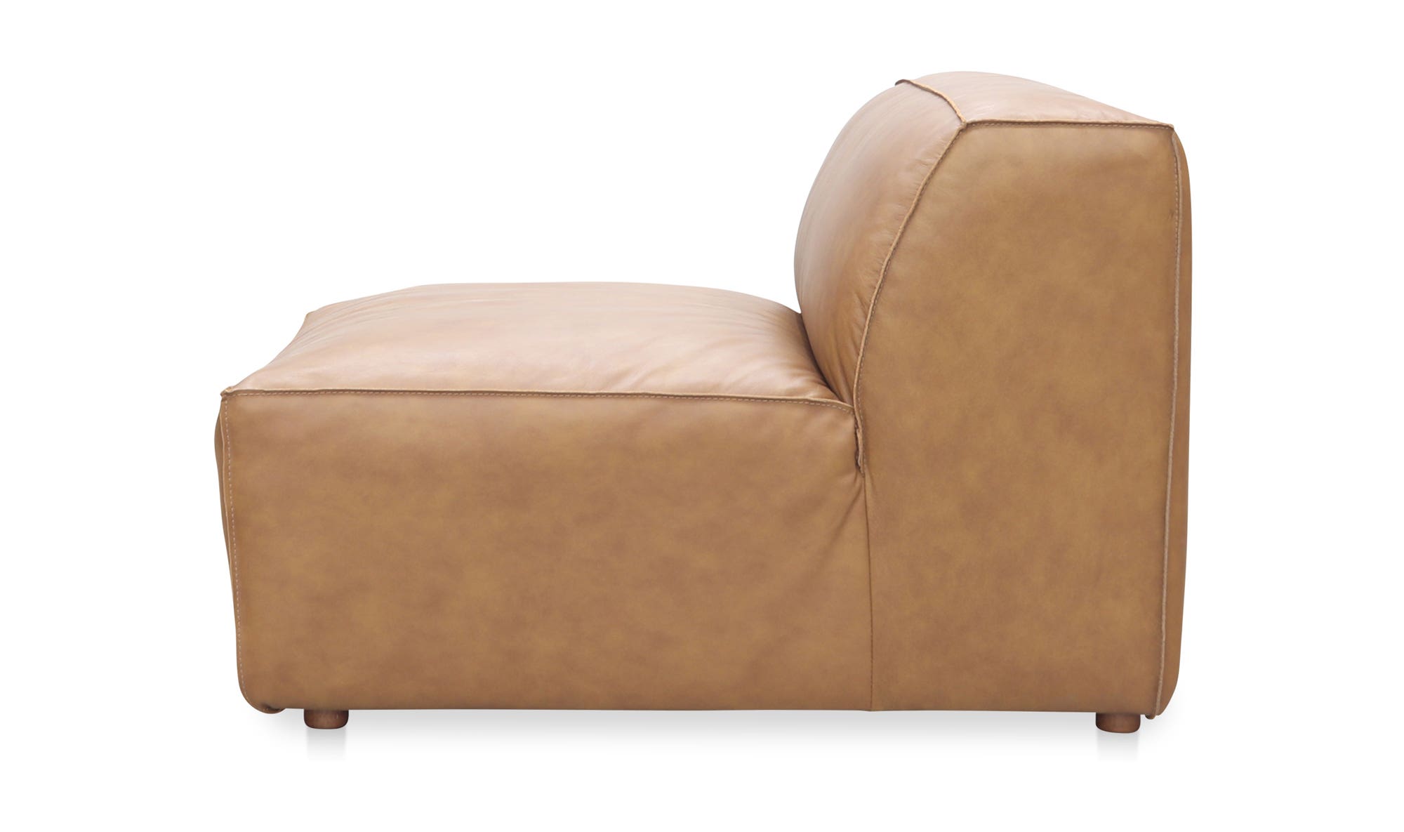 Form Slipper Chair Sonoran Tan Leather by Moe's Home Collection - view 12