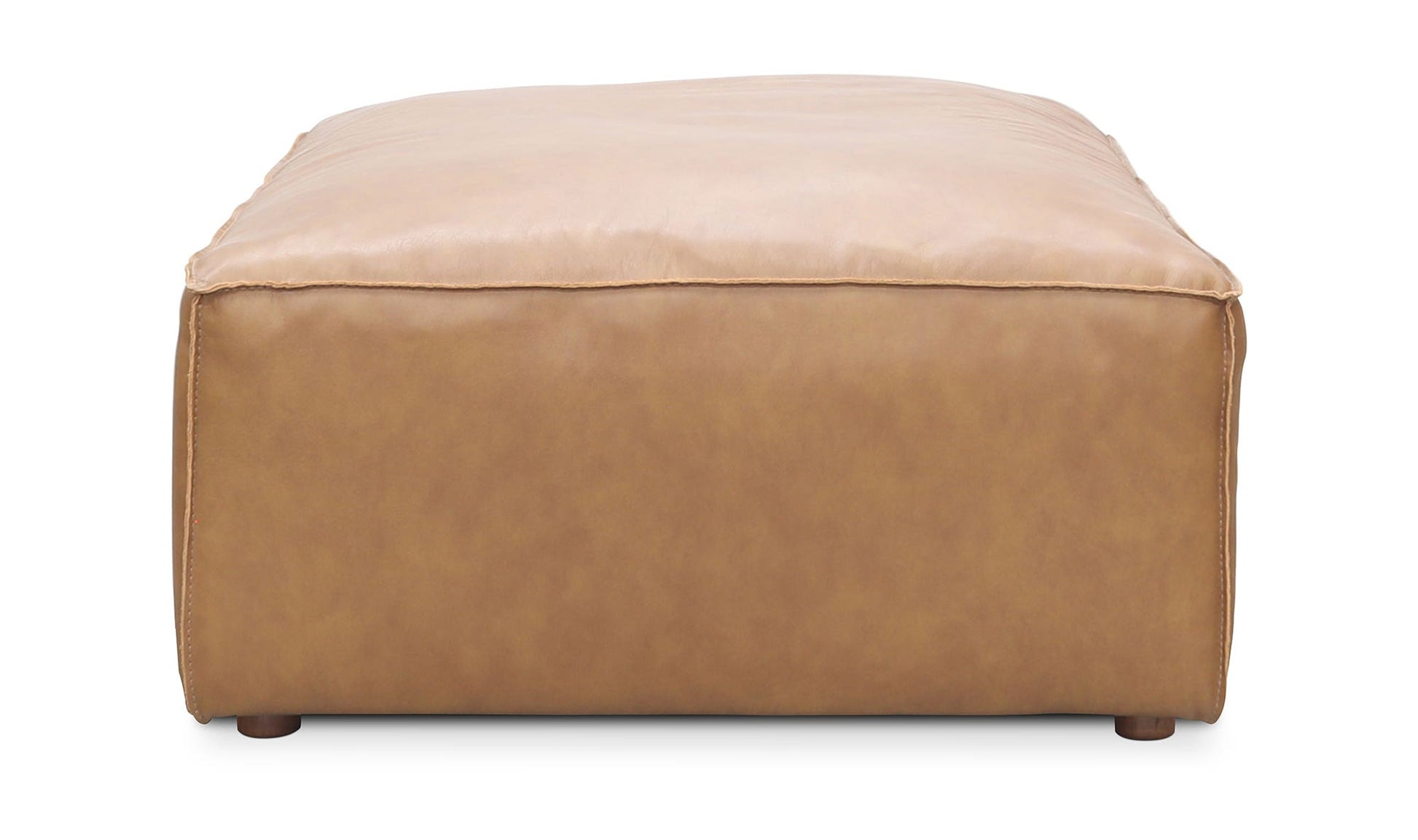 Form Ottoman Sonoran Tan Leather by Moe's Home Collection - view 12
