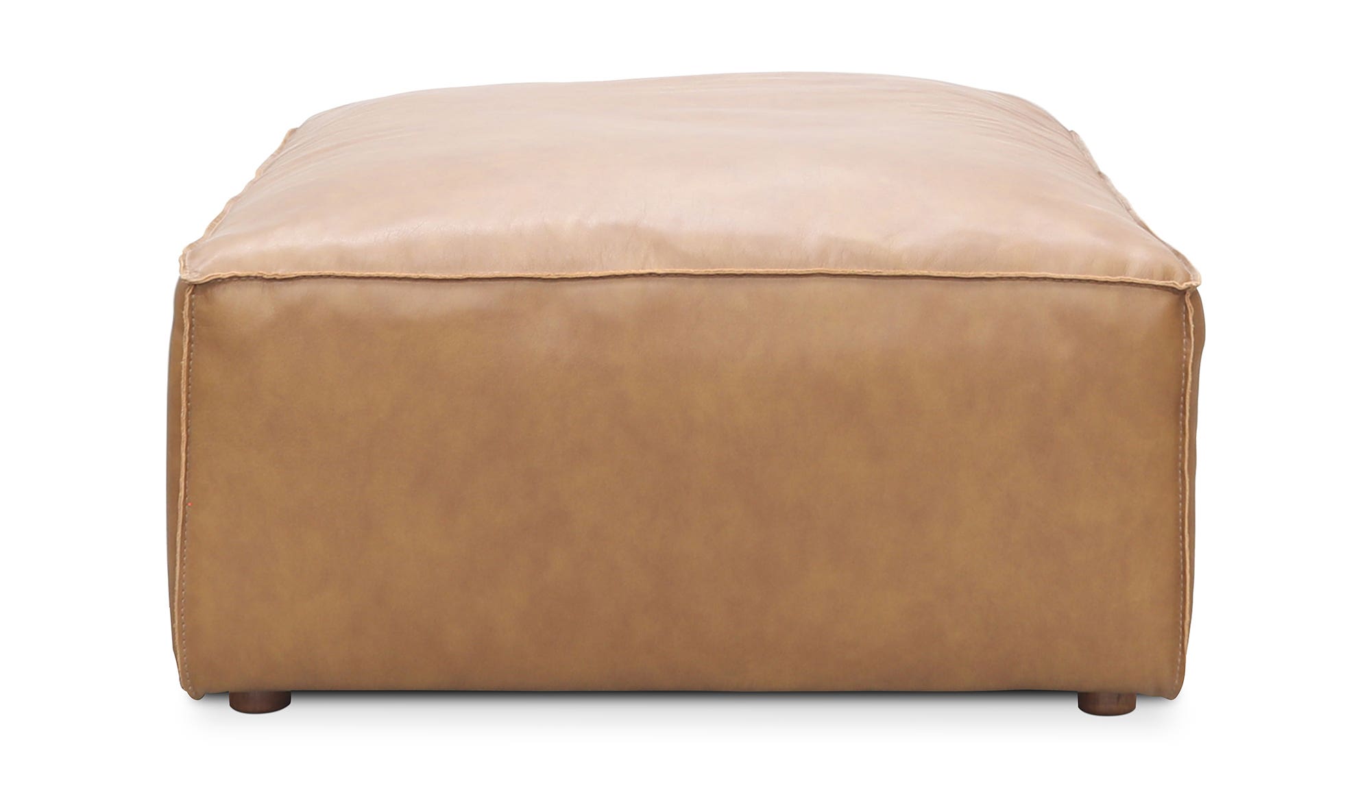 Form Ottoman Sonoran Tan Leather by Moe's Home Collection - view 12