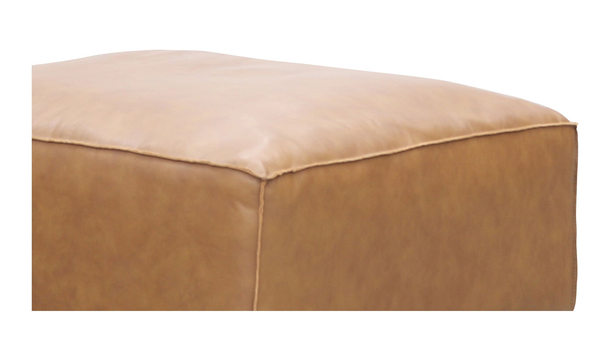 Form Ottoman Sonoran Tan Leather by Moe's Home Collection - view 13