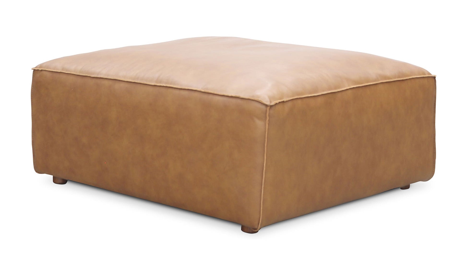 Form Ottoman Sonoran Tan Leather by Moe's Home Collection - view 11