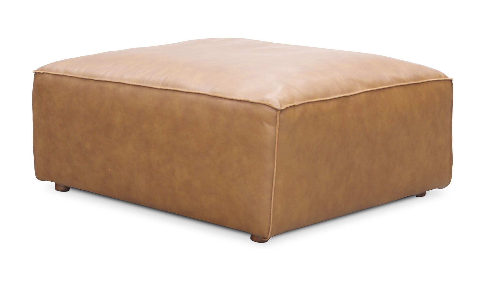 Form Ottoman Sonoran Tan Leather by Moe's Home Collection - view 11
