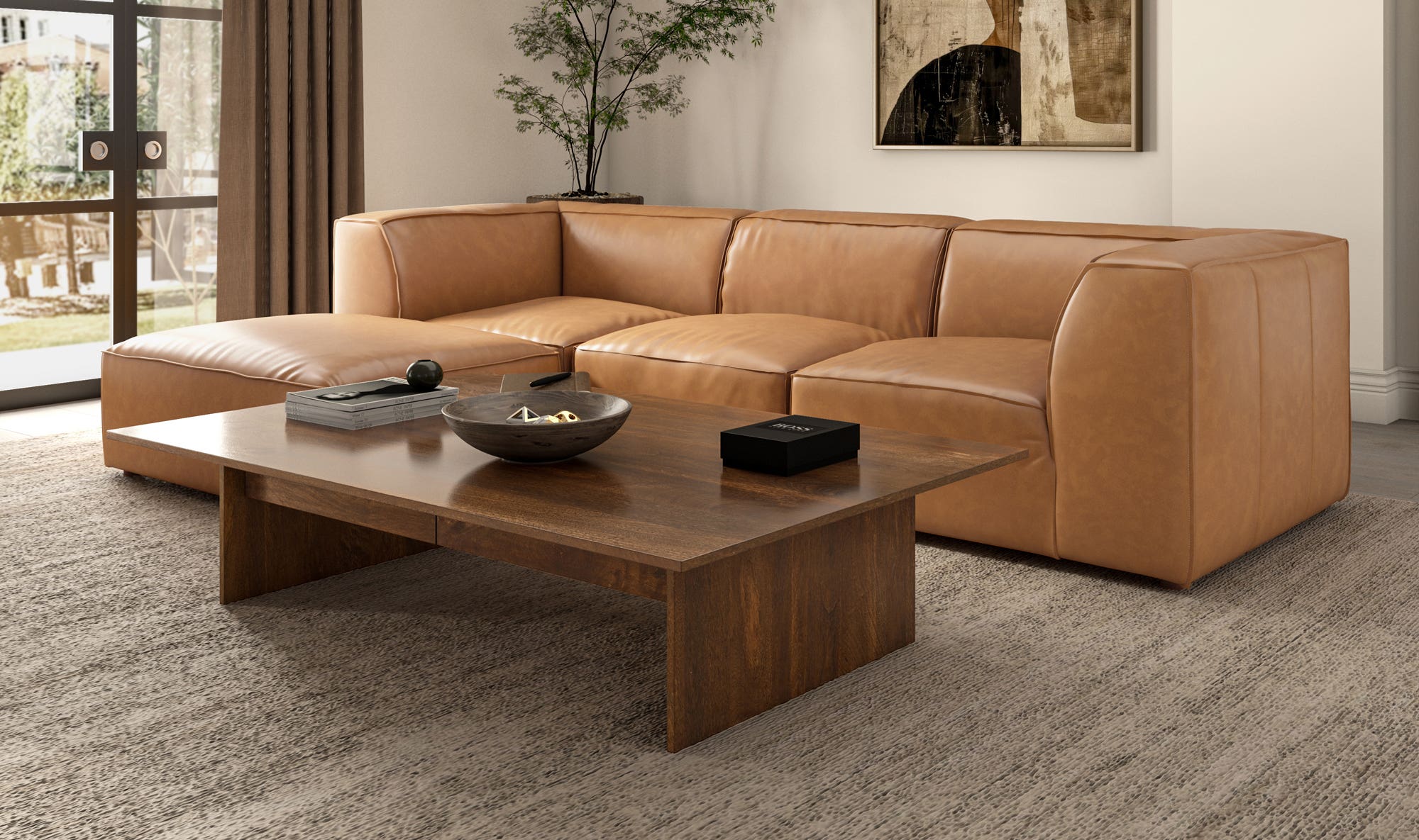 Form Signature Modular Sectional Sonoran Tan by Moe's Home Collection - view 11