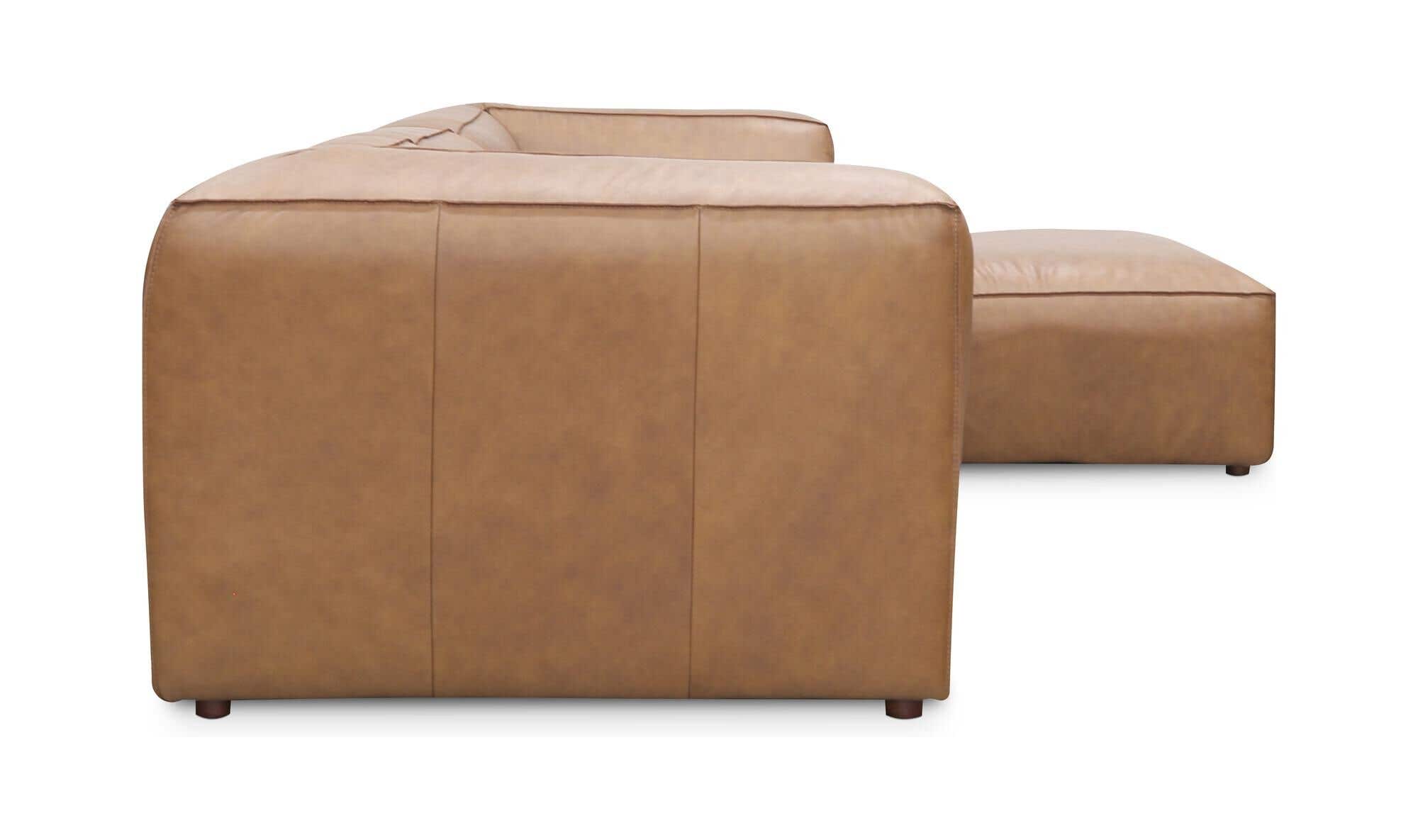 Form Lounge Modular Sectional Sonoran Tan Leather by Moe's Home Collection - view 13