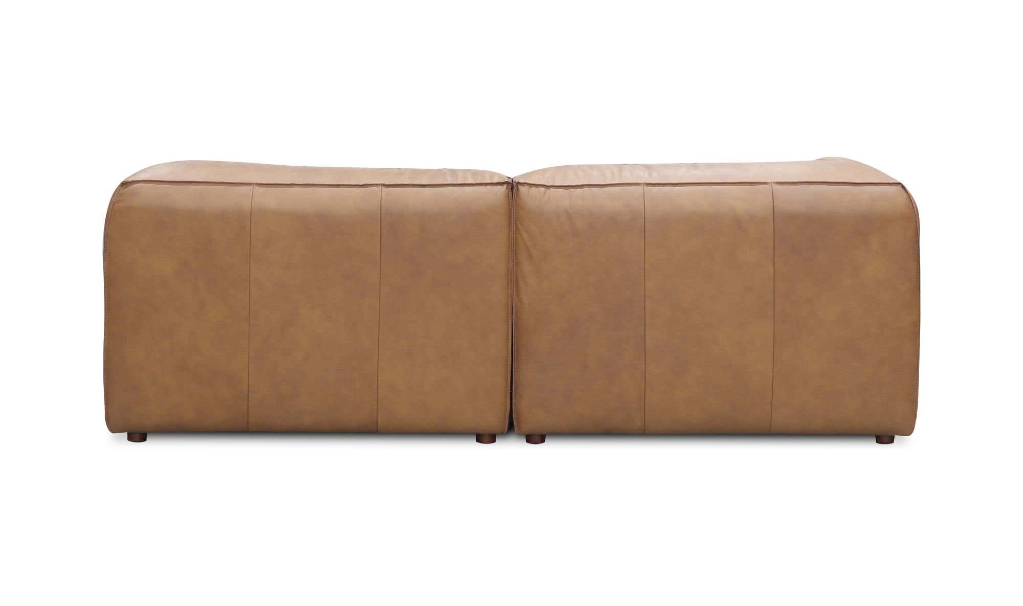 Form Nook Modular Sectional Sonoran Tan Leather by Moe's Home Collection - view 15