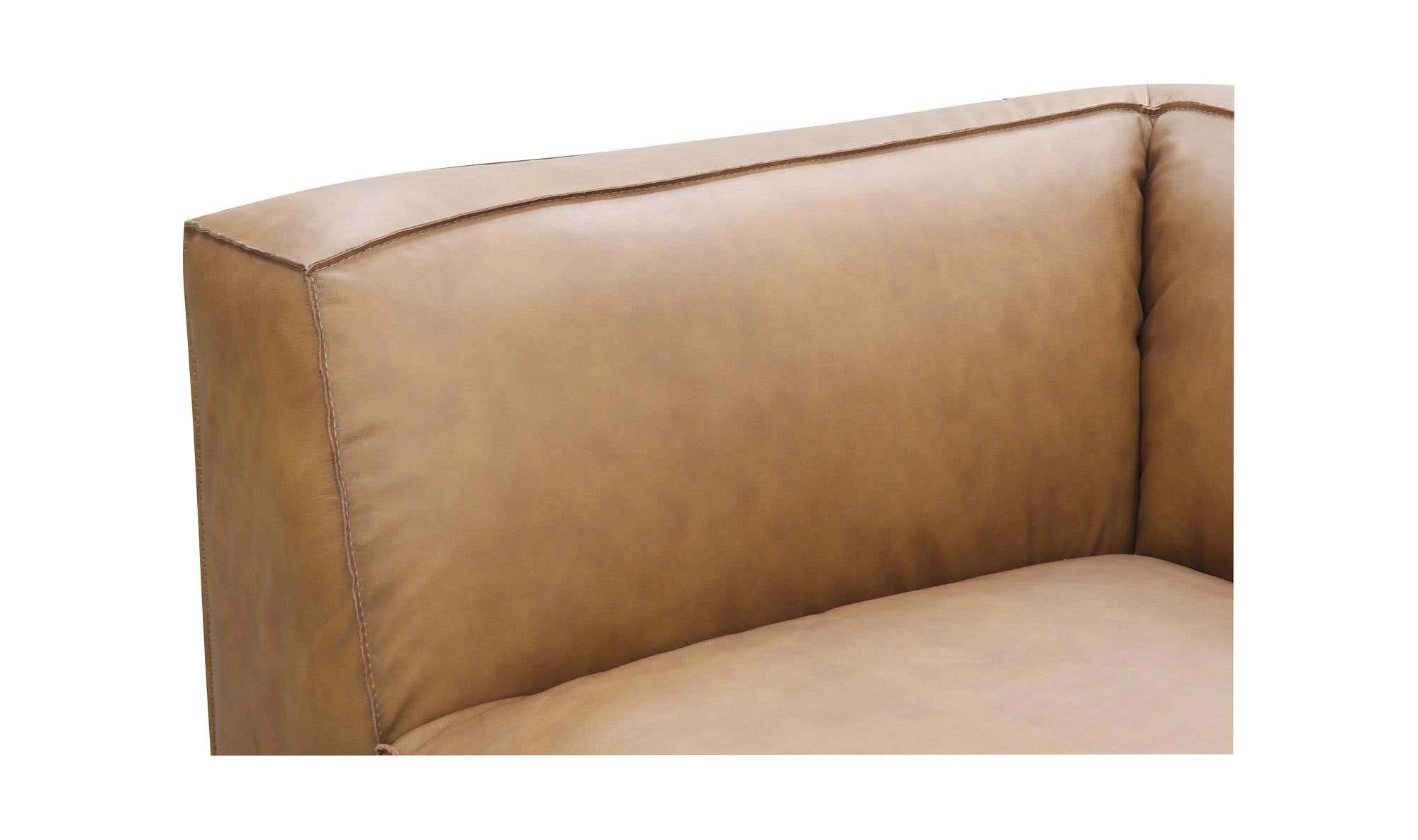 Form Nook Modular Sectional Sonoran Tan Leather by Moe's Home Collection - view 17