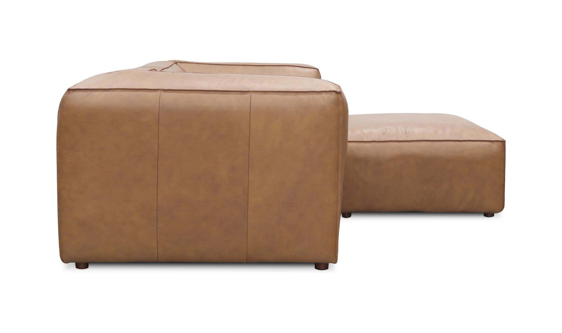 Form Nook Modular Sectional Sonoran Tan Leather by Moe's Home Collection - view 14