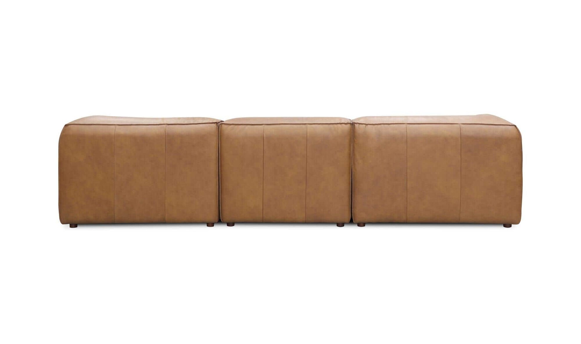 Form Classic L-Shaped Modular Sectional Sonoran Tan Leather by Moe's Home Collection - view 8