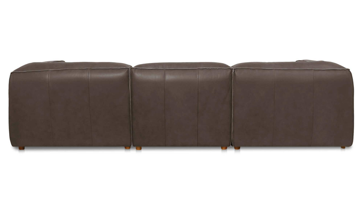 Form Dream Modular Sectional Slate Brown Leather by Moe's Home Collection - view 6