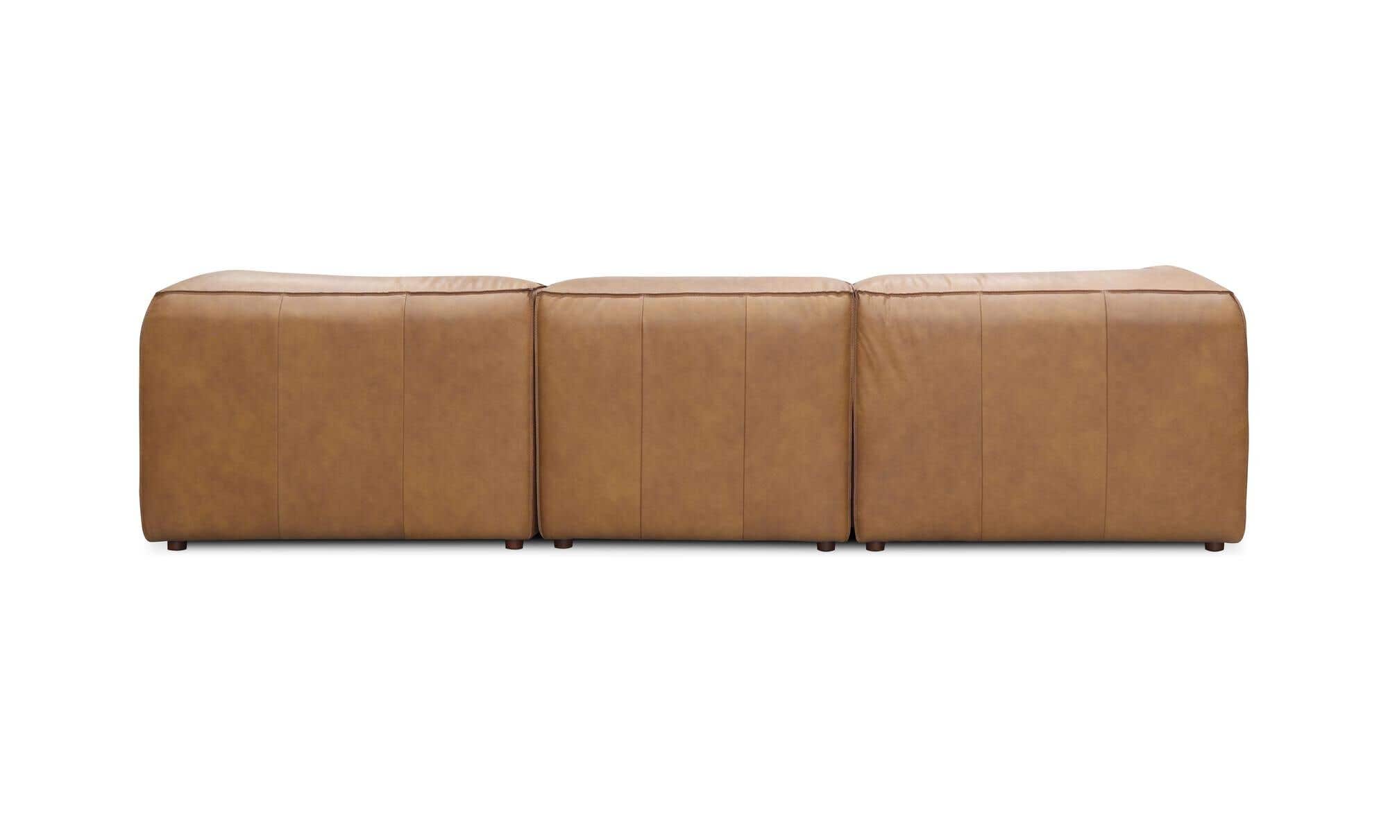 Form Dream Modular Sectional Sonoran Tan Leather by Moe's Home Collection - view 9