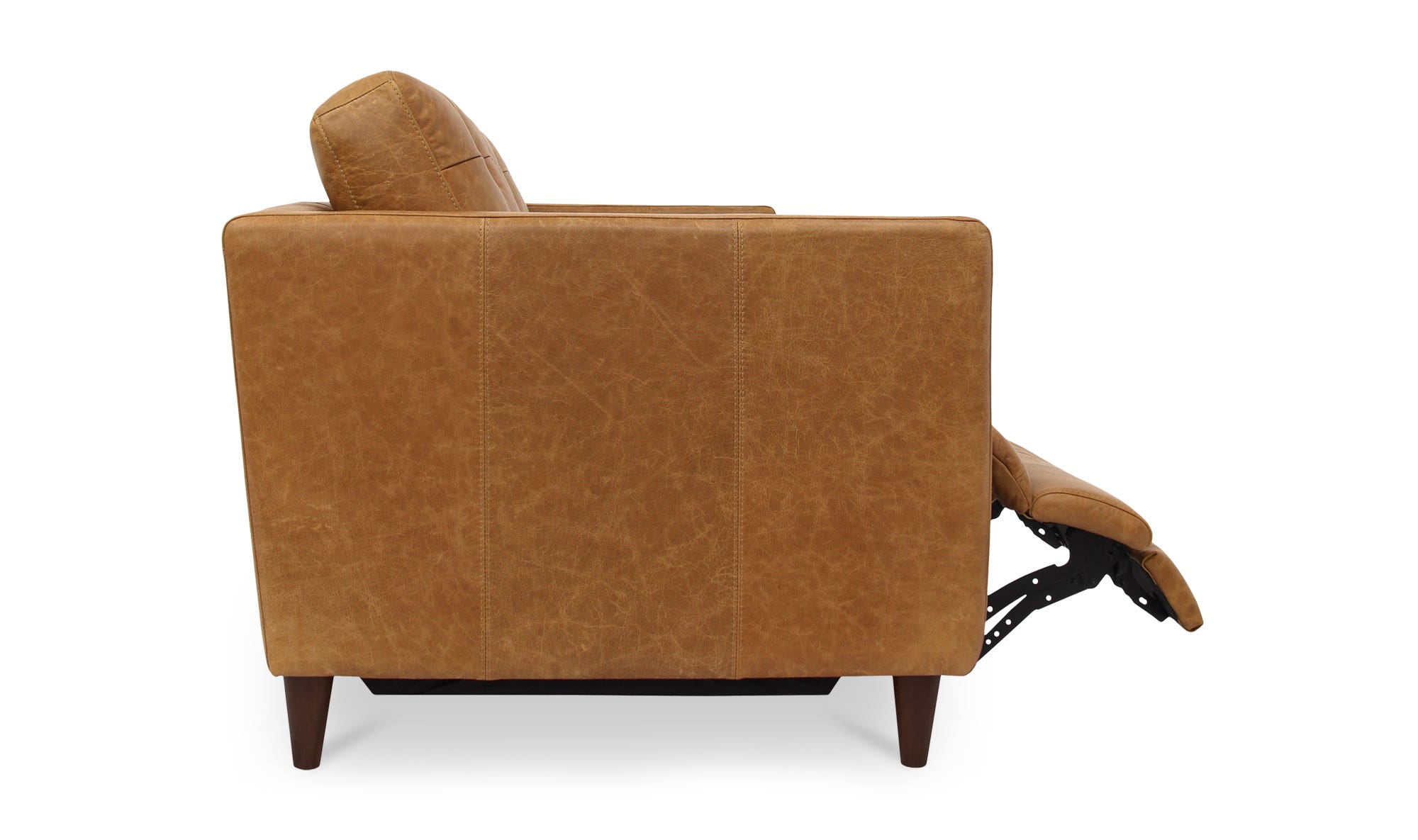 Bridgers Power Recliner Sofa Tan Leather by Moe's Home Collection - view 10