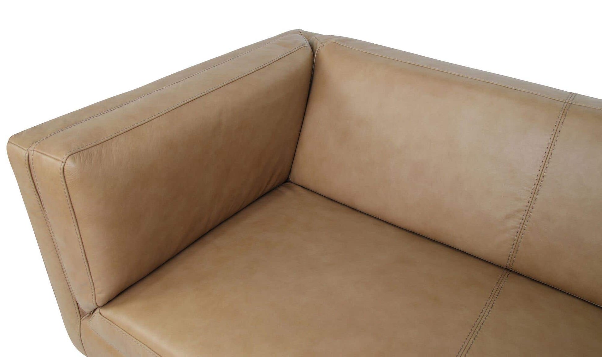 Woods Sofa Tan Leather by Moe's Home Collection - view 9