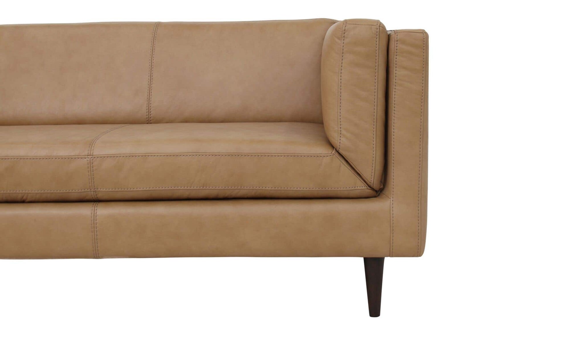 Woods Sofa Tan Leather by Moe's Home Collection - view 10