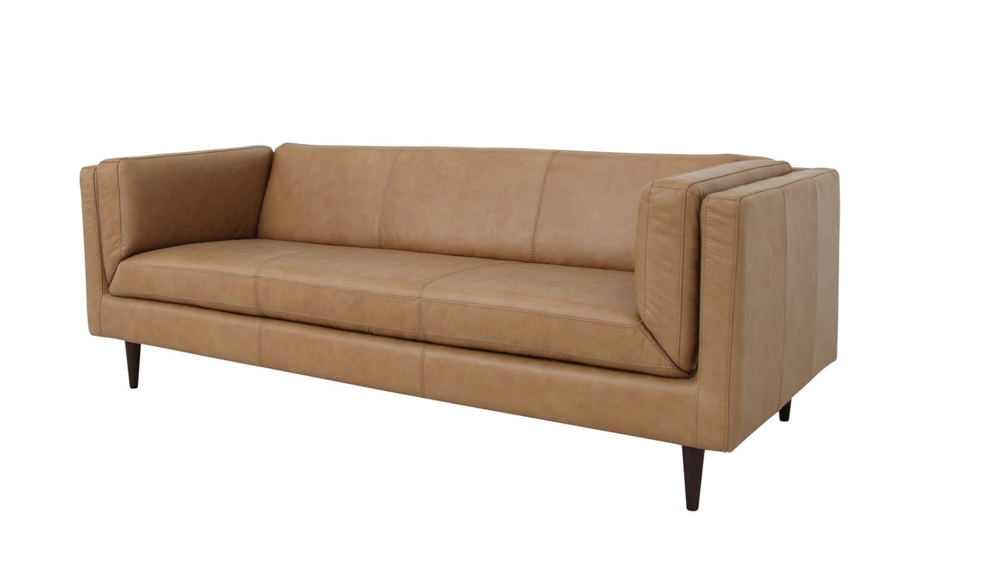 Woods Sofa Tan Leather by Moe's Home Collection - view 6