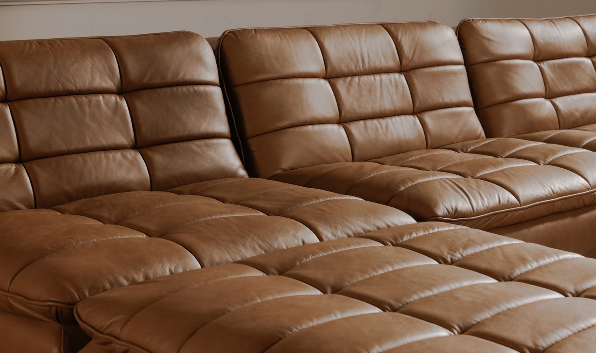 Lino Slipper Chair Tan Leather by Moe's Home Collection - view 10