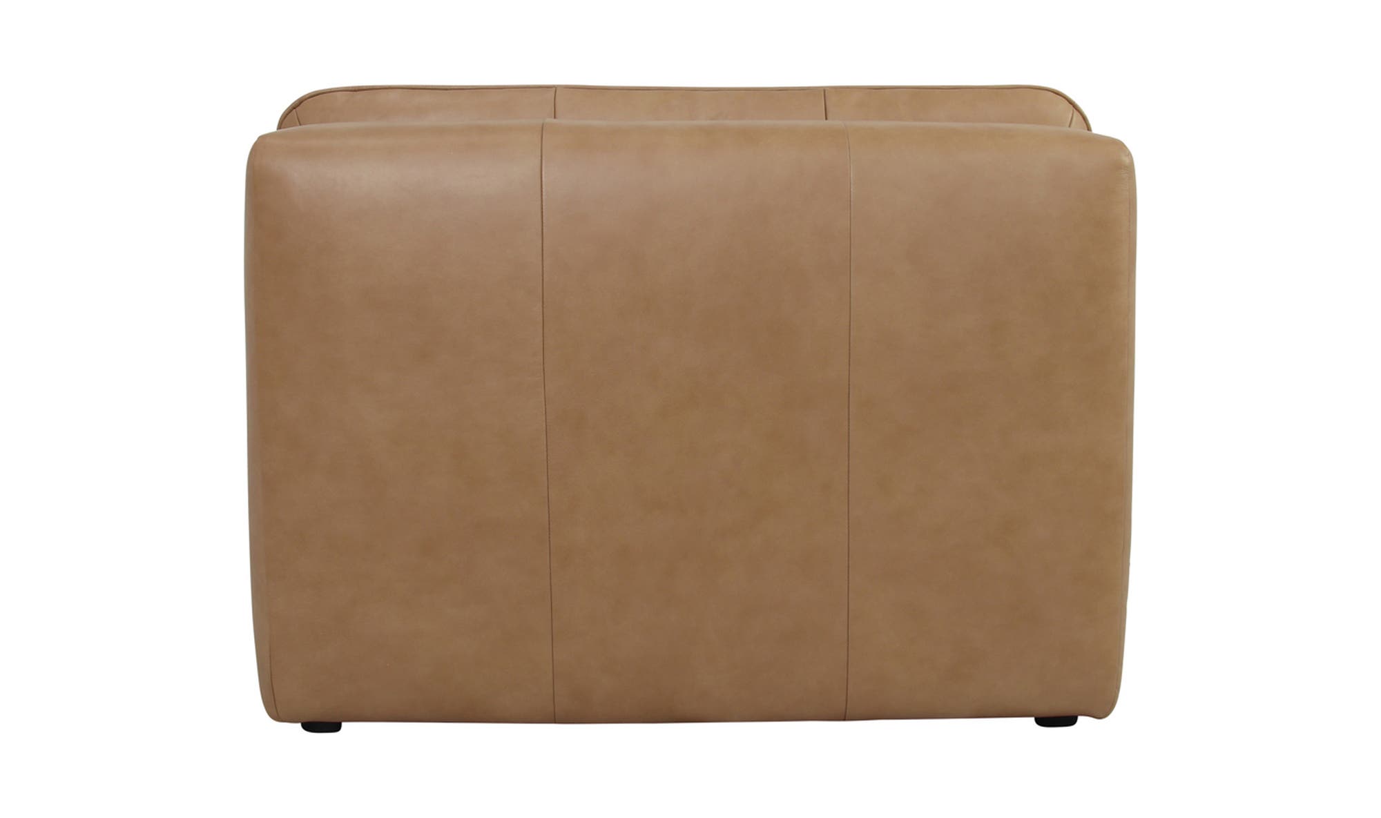 Lino Slipper Chair Tan Leather by Moe's Home Collection - view 15