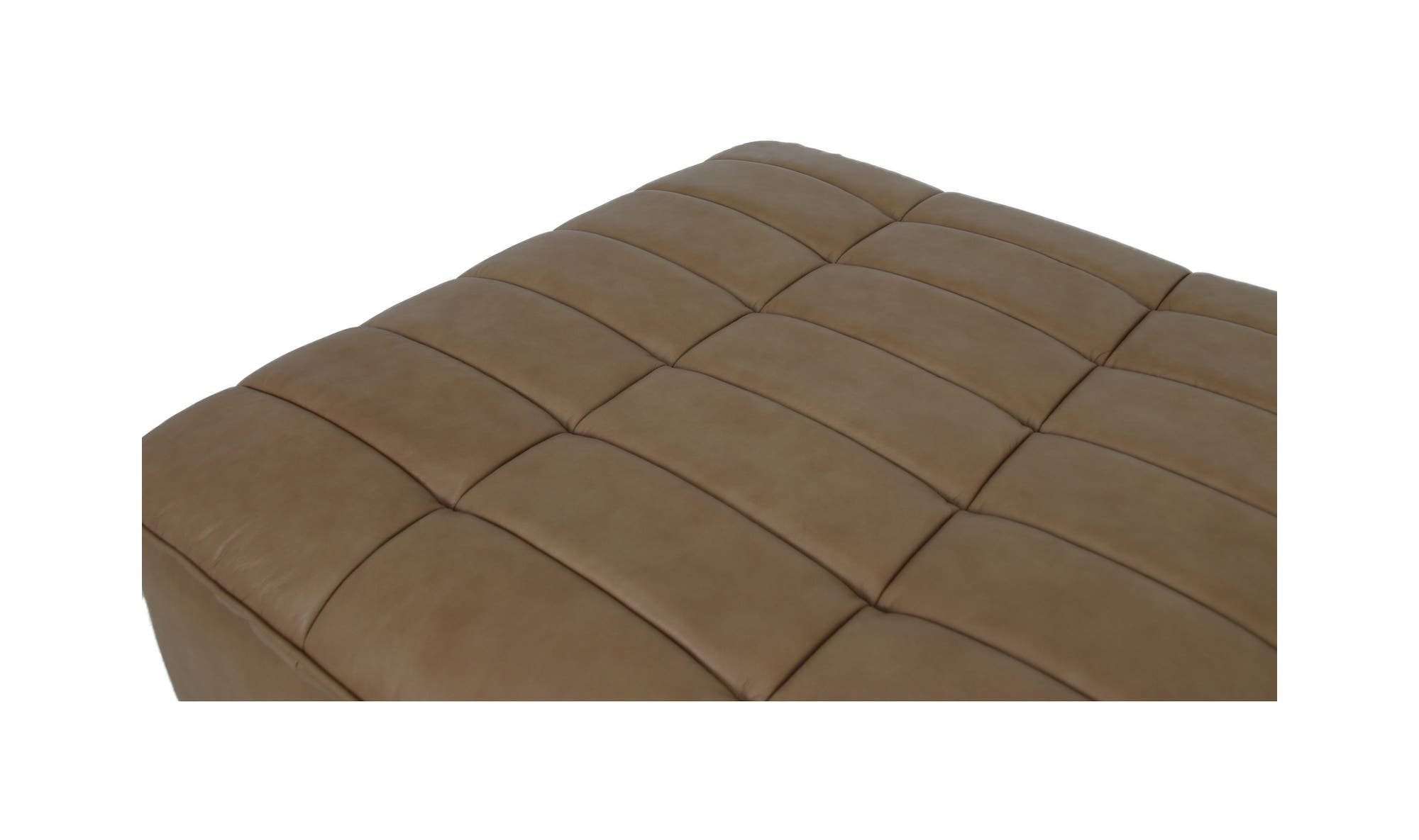 Lino Armless Modular Sofa Tan Leather by Moe's Home Collection - view 9