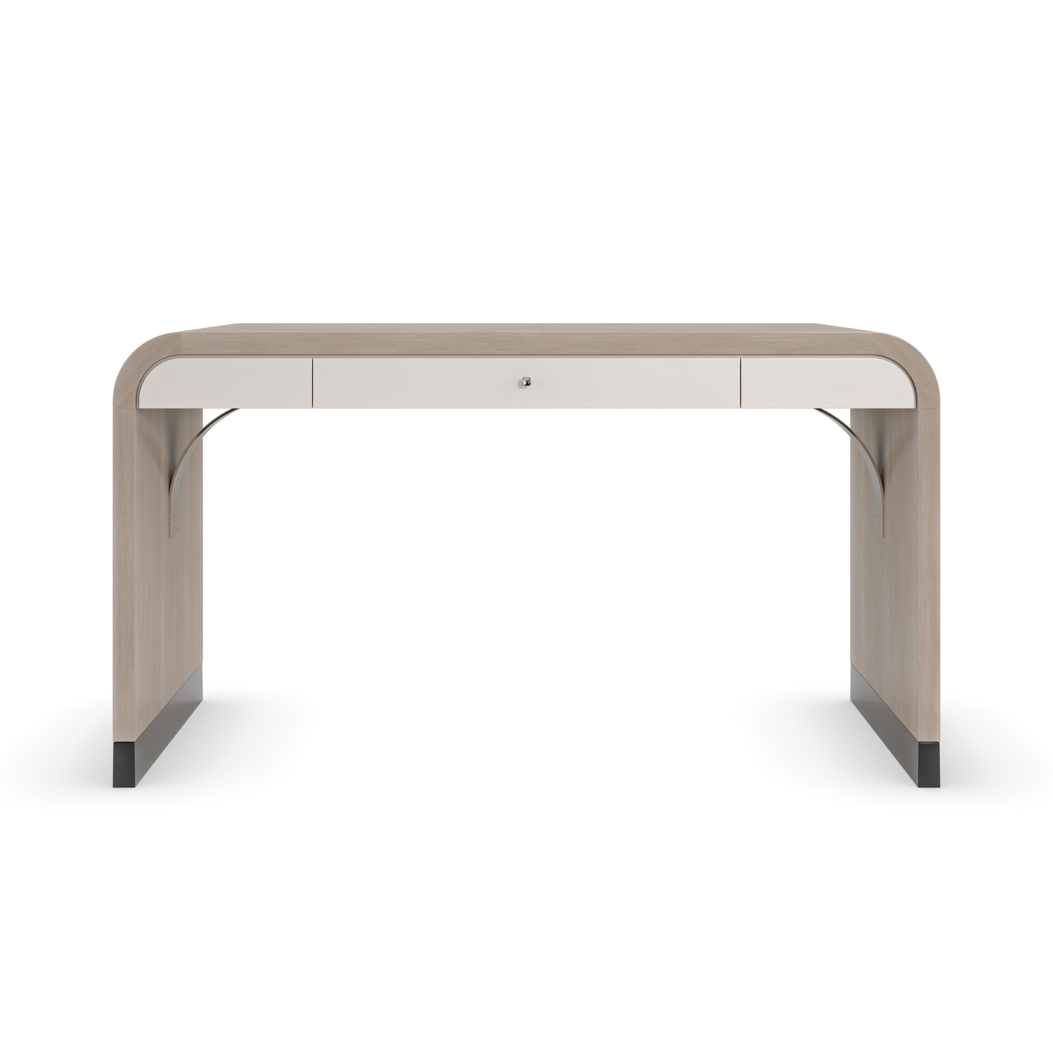 Free Fall Almost Black Desk 54" by Caracole