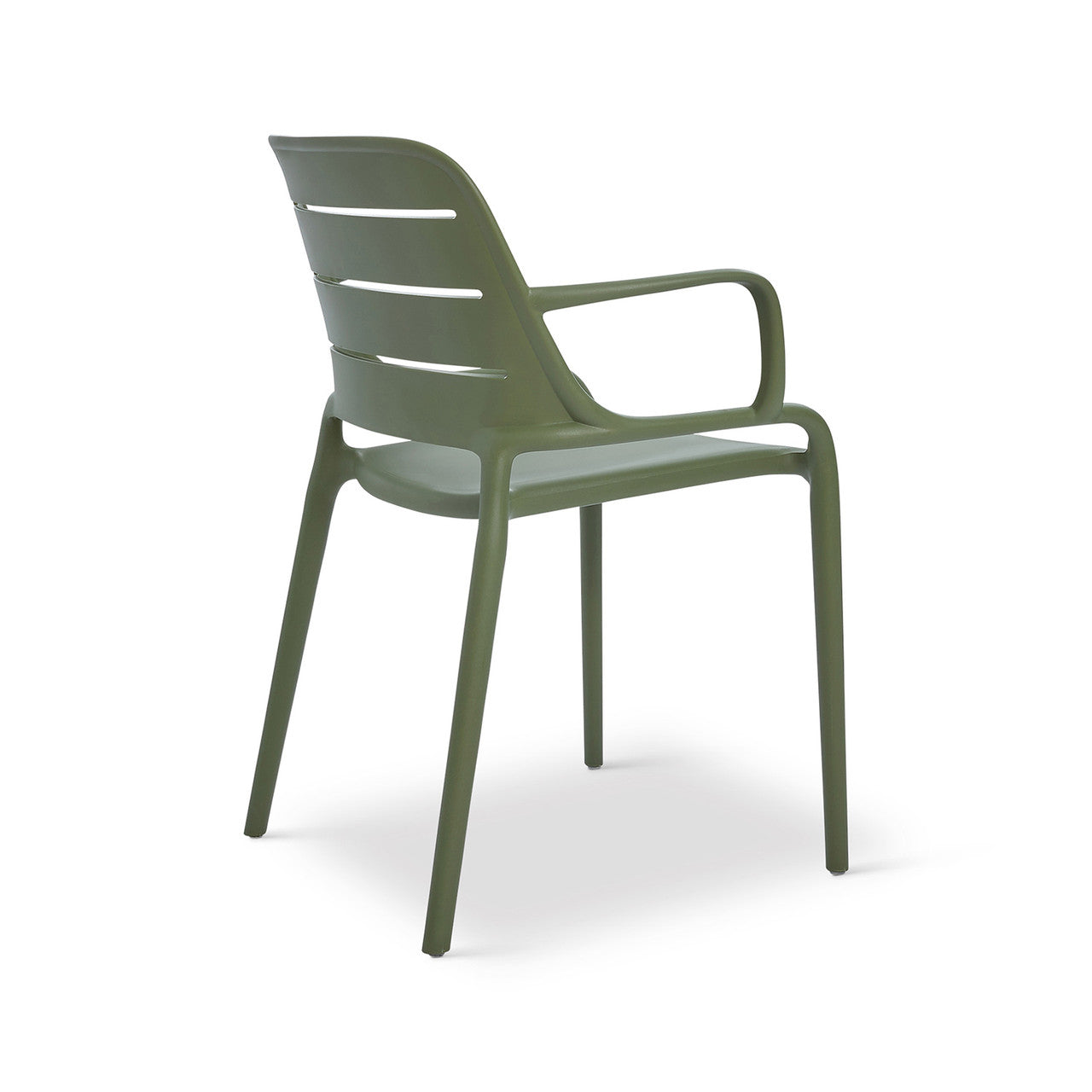 Jasper Outdoor Stacking Armchair (Set of 4) - Army Green