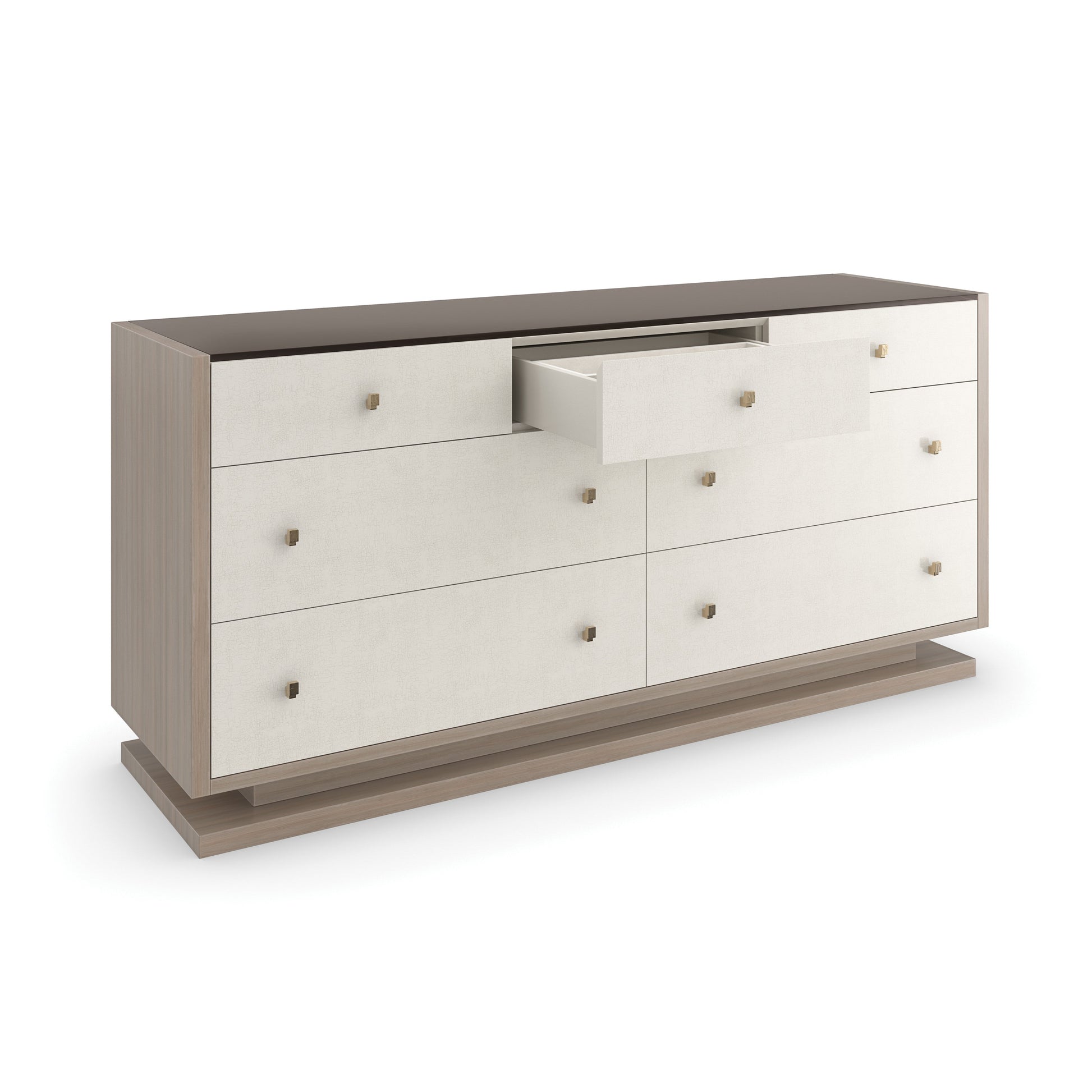 Calypso Dresser Ivory Crackle 70" by Caracole - view 4