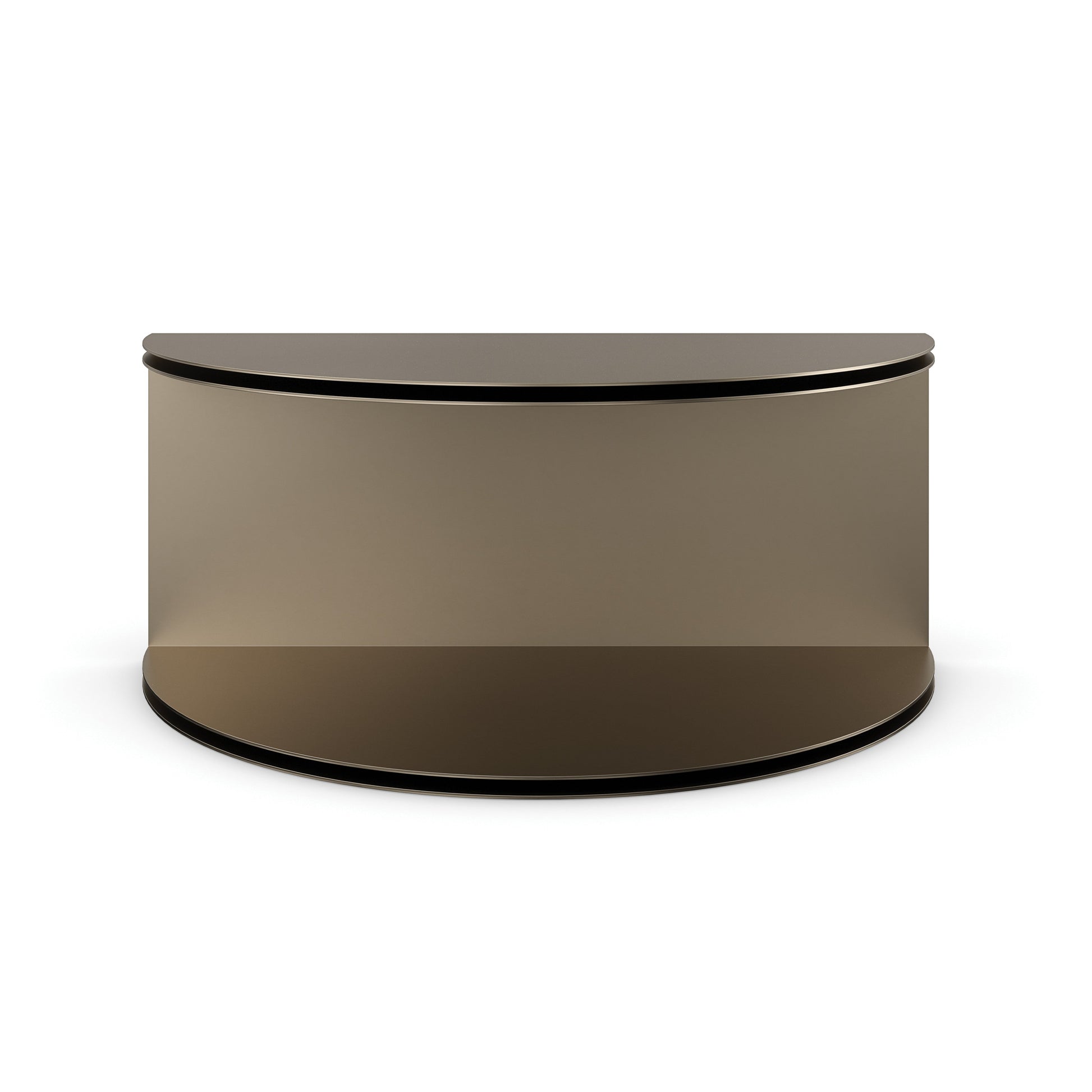 All Together Champagne Gold Coffee Table 32" by Caracole