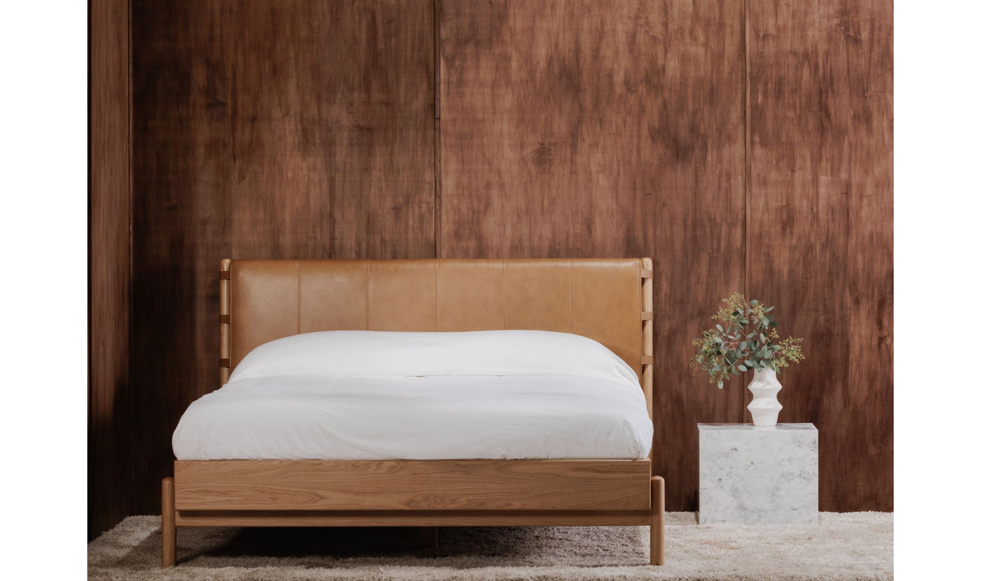 Colby Queen Bed Brown by Moe's Home Collection - view 9