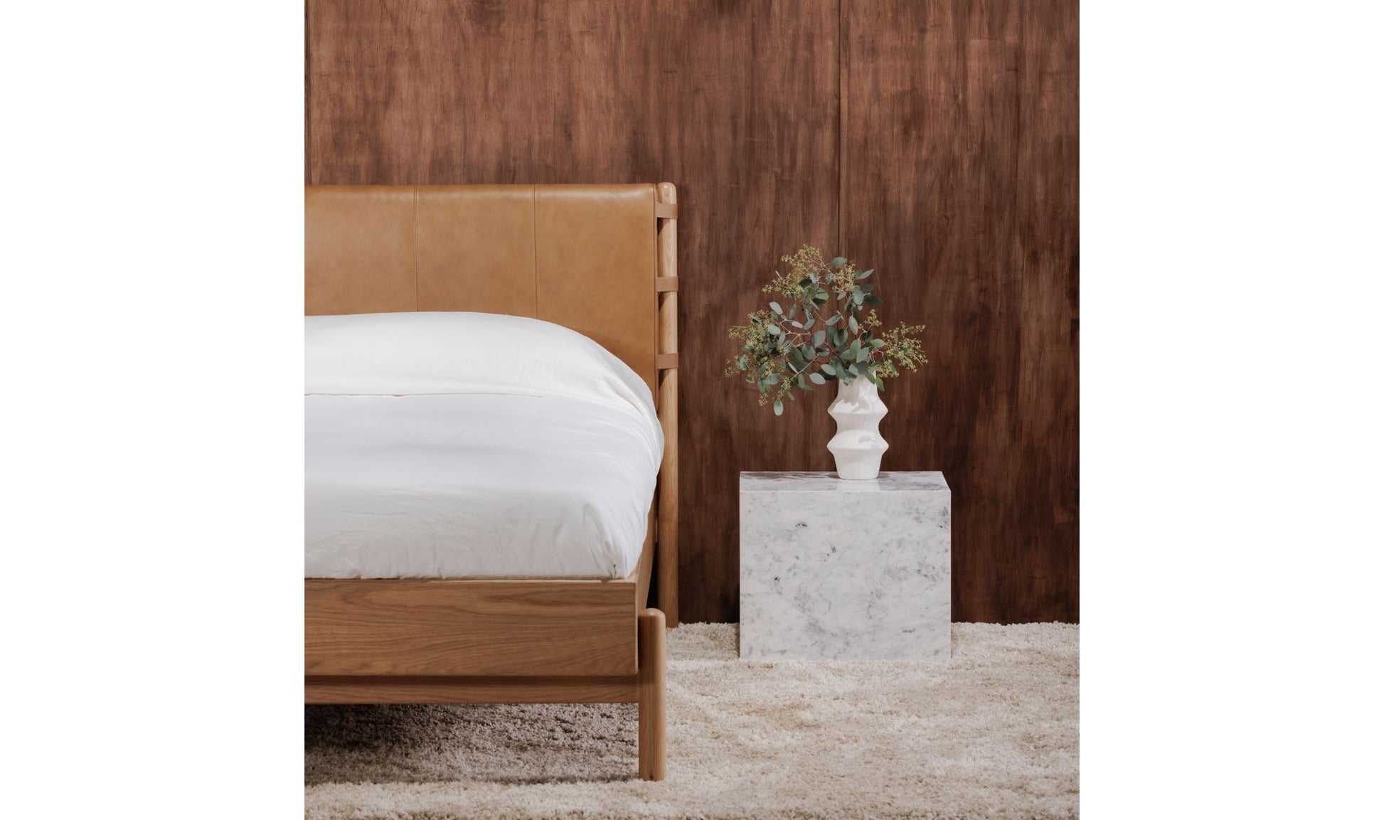 Colby Queen Bed Brown by Moe's Home Collection - view 10