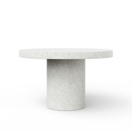 Mixx Circa Counter Height Dining Table 60"Dia. - Ivory Terrazzo