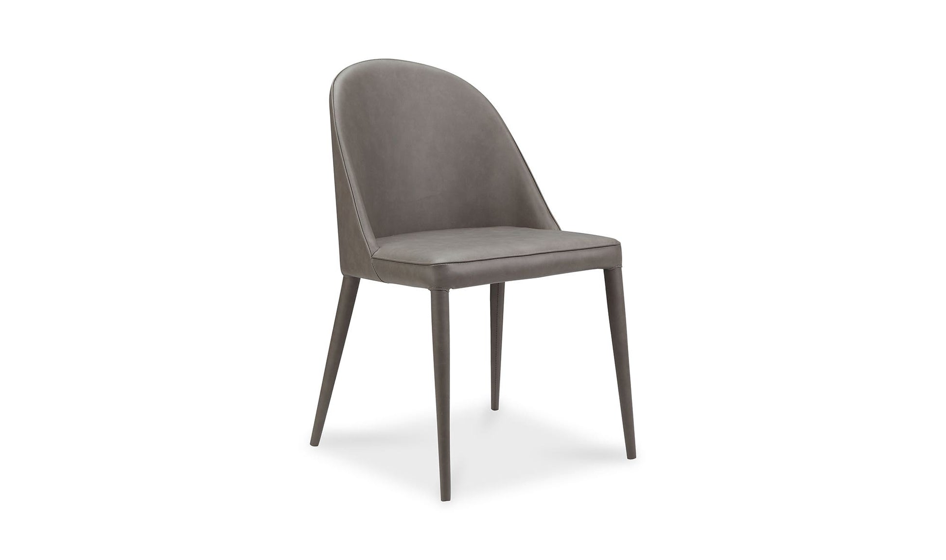 Burton Dining Chair Grey Vegan Leather - Set Of Two by Moe's Home Collection - view 10