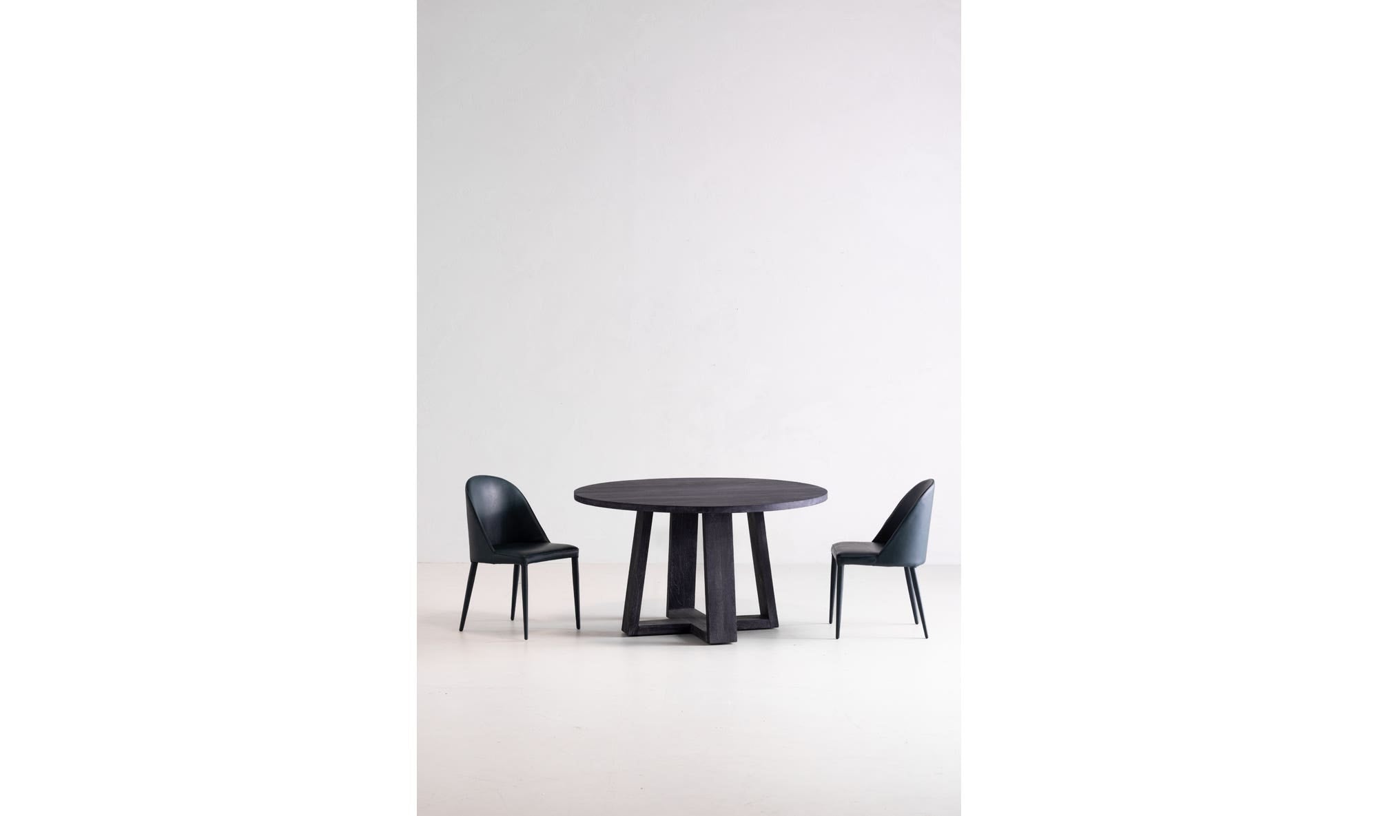Burton Dining Chair Dark Teal Vegan Leather - Set Of Two by Moe's Home Collection - view 15