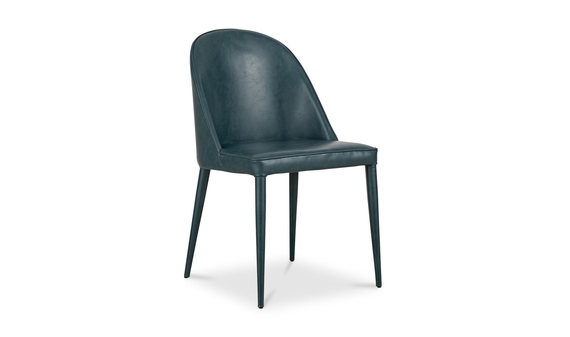 Burton Dining Chair Dark Teal Vegan Leather - Set Of Two by Moe's Home Collection - view 21