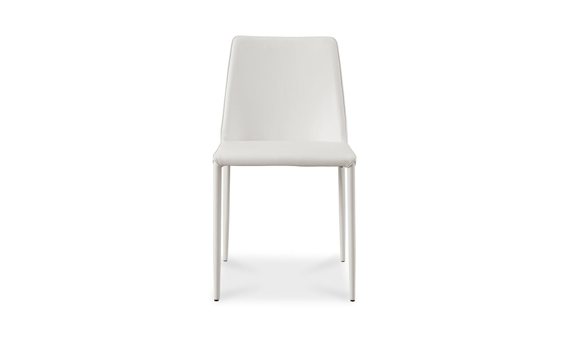 Nora Dining Chair White Vegan Leather - Set Of Two by Moe's Home Collection - view 13