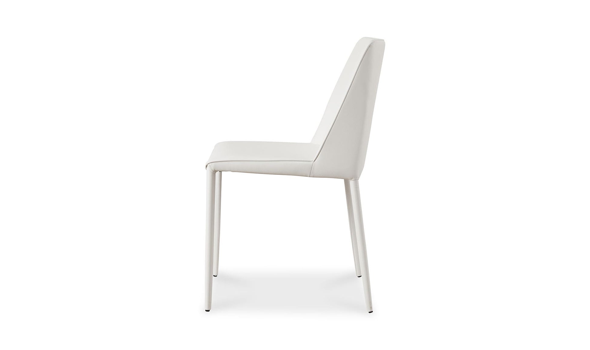 Nora Dining Chair White Vegan Leather - Set Of Two by Moe's Home Collection - view 15