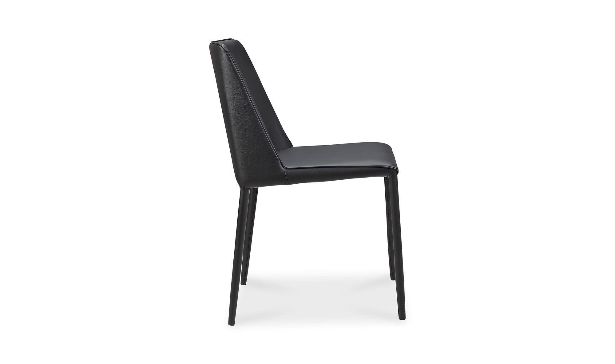 Nora Dining Chair Black Vegan Leather - Set Of Two by Moe's Home Collection - view 14