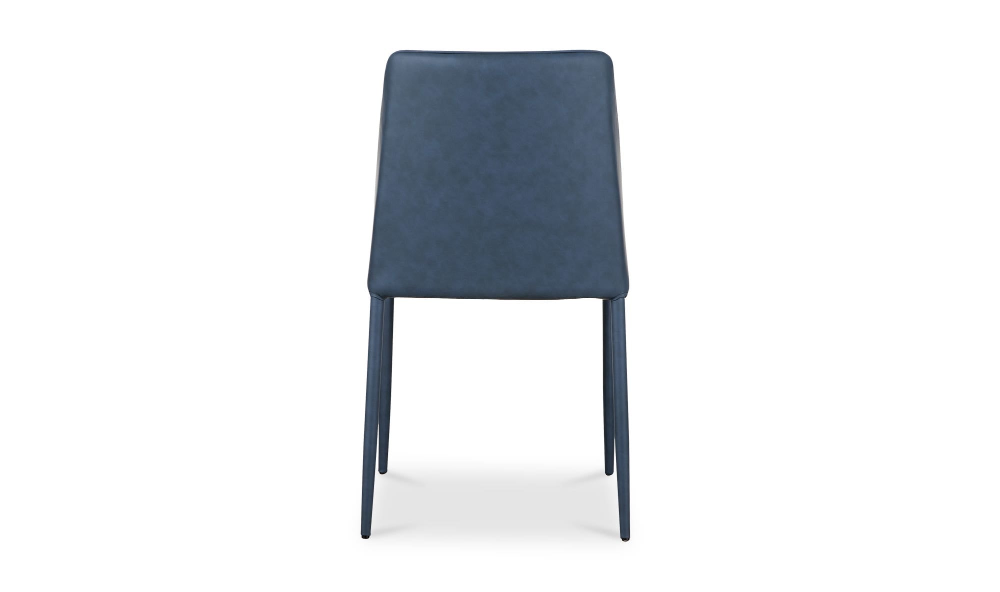 Nora Dining Chair Ocean Cavern Grey Vegan Leather - Set Of Two by Moe's Home Collection - view 19