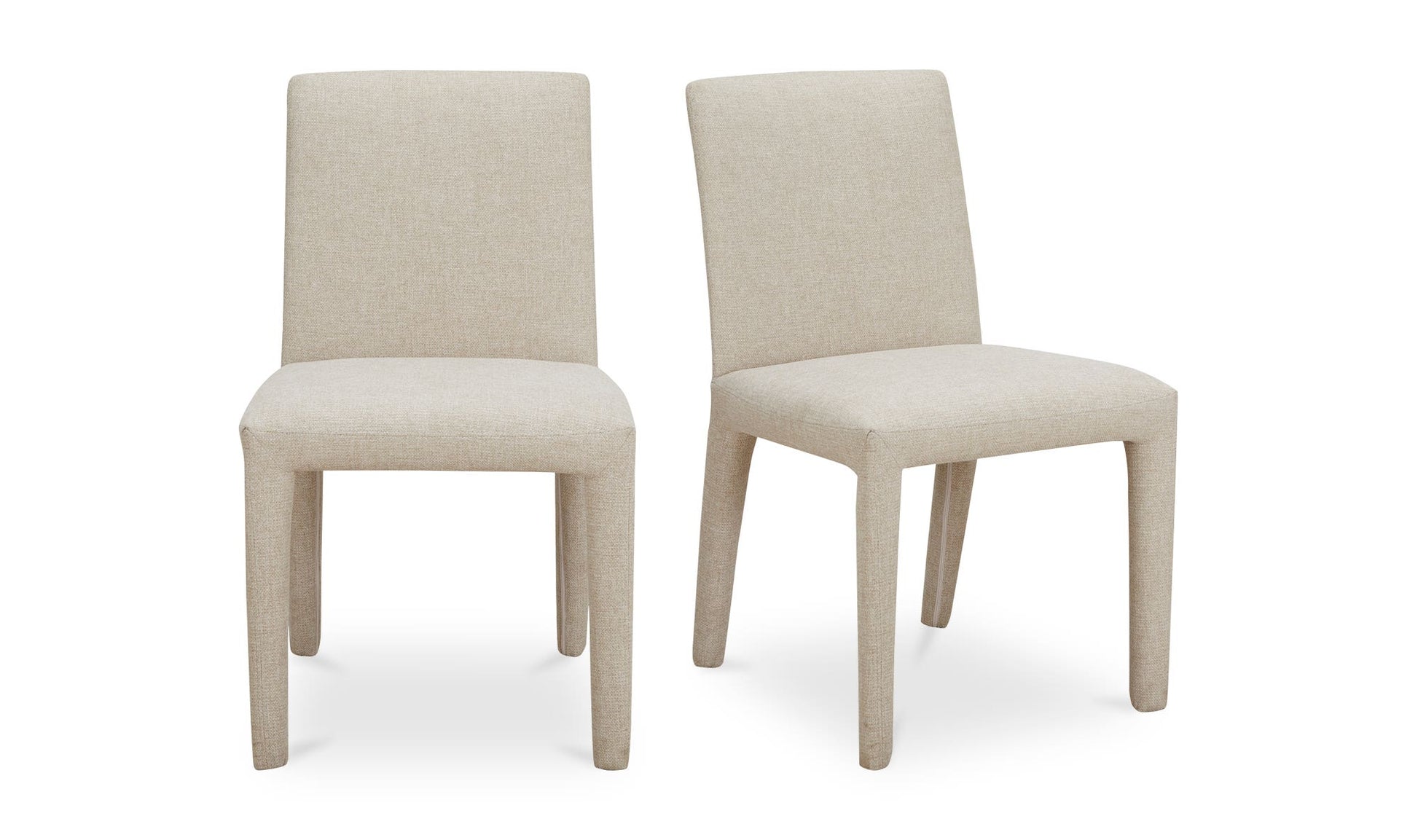 Monte Dining Chair Beige - Set Of Two by Moe's Home Collection - view 5